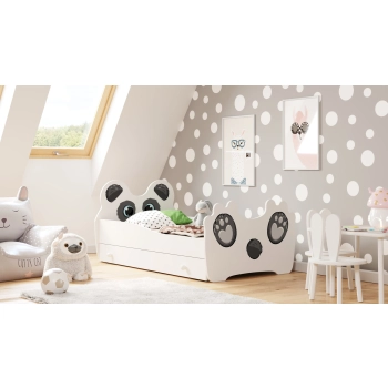 Łożko pojedyncze Panda 140x70 z szufladą