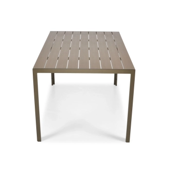 Stół ogrodowy aluminiowy MODENA 150 - Brązowy