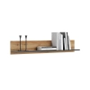 Półka  Shelf 100 cm dąb craft złoty czarny