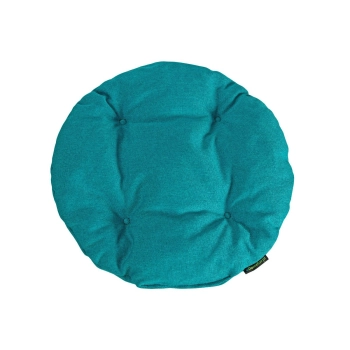 Poduszka okrągła na krzesło OFELIA 36 cm - turkusowa