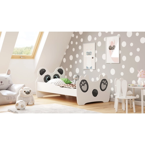 Łożko pojedyncze Panda 160x80 z materacem