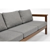 Sofa 3-osobowa ogrodowa BELLA - brąz/grafit