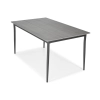 Stół ogrodowy aluminiowy BOSANO 150 - czarny