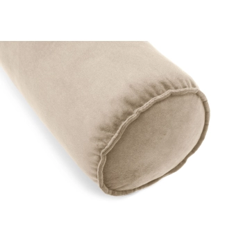 Dekoracyjna poduszka do salonu wałek 50 cm - beżowy