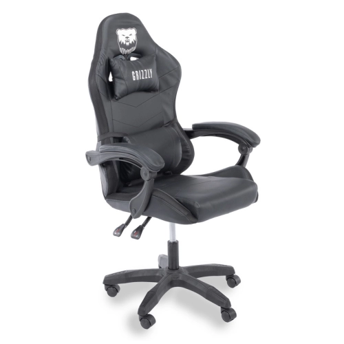 Fotel Gamingowy Grizzly RGB - Czarny