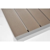 Stół ogrodowy aluminiowy MODENA 150 - Srebrny