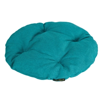 Poduszka okrągła na krzesło OFELIA 36 cm - turkusowa