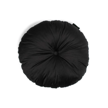 Okrągła poduszka OLIWIA 40 cm - czarna