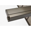 Stół ogrodowy aluminiowy MODENA 150 - Brązowy