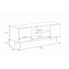 Szafka RTV 135 cm Loft Kaszmir