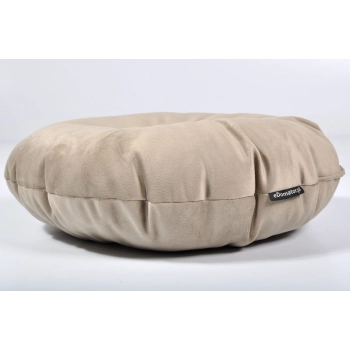 Okrągła poduszka dekoracyjna OLIWIA 40 cm - beżowa