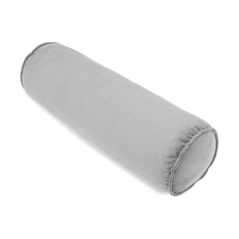 Dekoracyjna poduszka do salonu wałek 50 cm - szary
