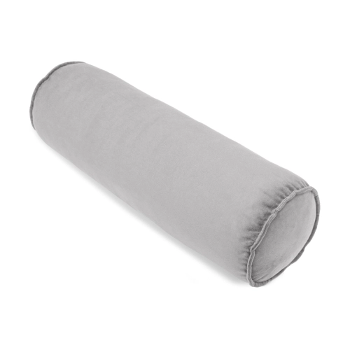 Dekoracyjna poduszka do salonu wałek 50 cm - szary