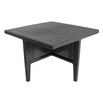 Meble ogrodowe COLUMBIA 5 zestaw 4-osobowy - grafitowy