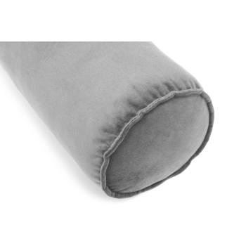 Dekoracyjna poduszka do salonu wałek 50 cm - szary