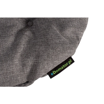 Poduszka okrągła na krzesło OFELIA 36 cm - jasnoszara