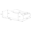 Łóżko dziecięce auto Spider 160x80