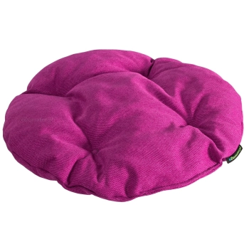 Poduszka okrągła na krzesło OFELIA 36 cm - fuksja