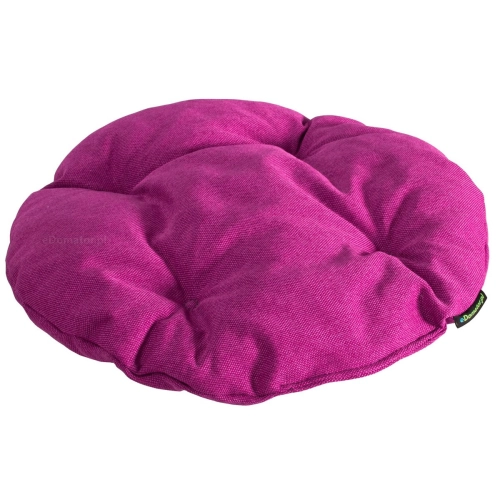 Poduszka okrągła na krzesło OFELIA 36 cm - fuksja