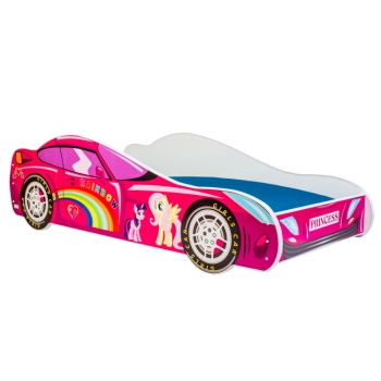 Łóżko dziecięce auto Pink Car 160x80