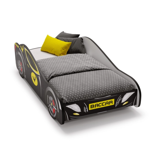 Łóżko dziecięce auto Batcar black 160x80