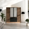 Szafa BALI LUX D4 SALON SYPIALNIA lamele