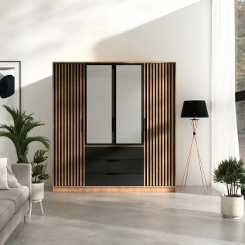 Szafa BALI LUX D4 SALON SYPIALNIA lamele