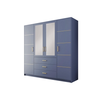 Szafa Bali II D4 SALON SYPIALNIA lamele lustro