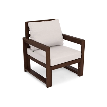 Zestaw balkonowy MALTA dla 2 osób- ciemny brąz/szary