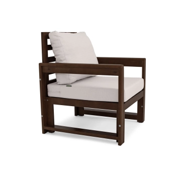 Zestaw balkonowy MALTA dla 2 osób- ciemny brąz/szary