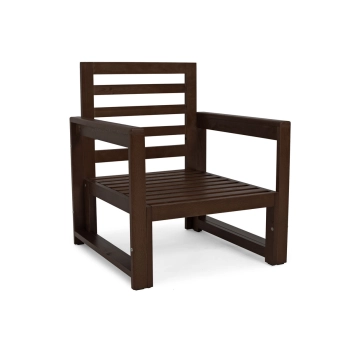 Zestaw balkonowy MALTA dla 2 osób- ciemny brąz/szary