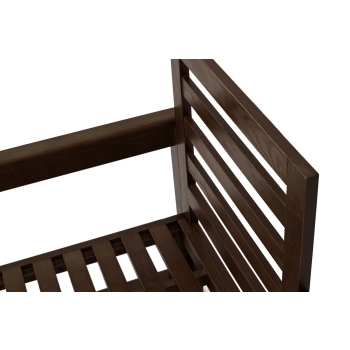 Zestaw balkonowy MALTA dla 2 osób- ciemny brąz/szary