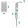 Lampa solarna 30 LED czujnik zmierzchu 56962