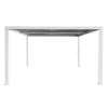 Pergola ogrodowa 3x4 m z REGULOWANYM dachem ALUMINIOWA biała na TARAS 57778