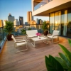 Zestaw 4+1 aluminium, polywood 53596