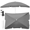 Parasol OGRODOWY plażowy średnica 200 cm łamany z uchwytem 58034
