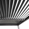 Pergola OGRODOWA 3x4m regulowany dach lamelowy ANTRACYT tarasowa ALUMINIOWA 58201