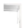 Pergola ogrodowa 3x4 m z REGULOWANYM dachem ALUMINIOWA biała na TARAS 57778