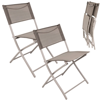 Zestaw krzeseł – 2 sztuki OGRÓD TARAS BALKON 58171