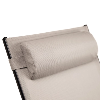 Leżak OGRODOWY RELAX wygodny składany aluminiowa 57938