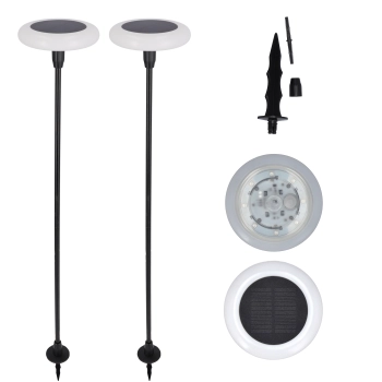 Lampa solarna 2szt CZUJNIK zmierzchu 57013