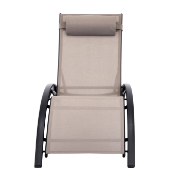 Leżak OGRODOWY RELAX wygodny składany aluminiowa 57938