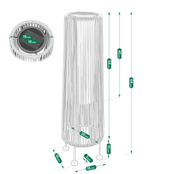 Lampa zewnętrzna WALES LED do ogrodu 56870
