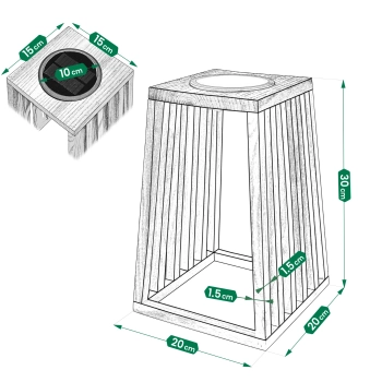 Lampa zewnętrzna WALES LED do ogrodu 56856