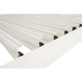 Pergola ogrodowa 3x4 m z REGULOWANYM dachem ALUMINIOWA biała na TARAS 57778