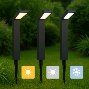 Lampa solarna 20 LED do ogrodu czujnik zmierzchu 56948