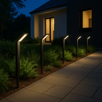 Lampa solarna 20 LED do ogrodu czujnik zmierzchu 56948