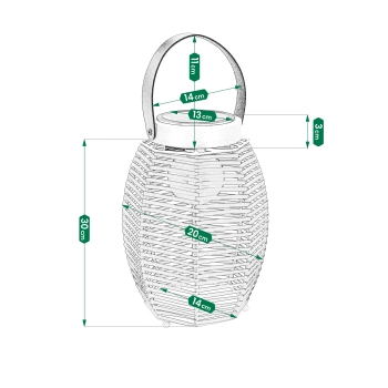 Lampa zewnętrzna WALES LED do ogrodu 56863