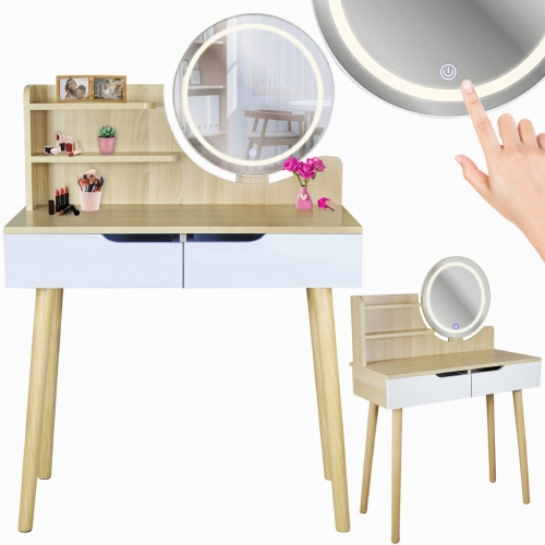 Toaletka z lustrem LED kosmetyczna 254138 I Kowalczyk Meble