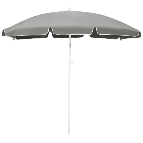 Parasol OGRODOWY plażowy średnica 200 cm łamany z uchwytem 58034